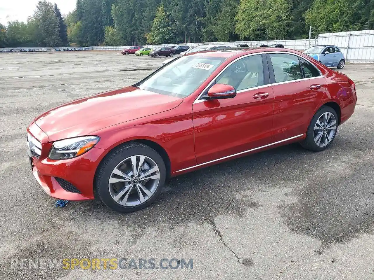 1 Photograph of a damaged car W1KWF8EB3MR620463 MERCEDES-BENZ C-CLASS 2021