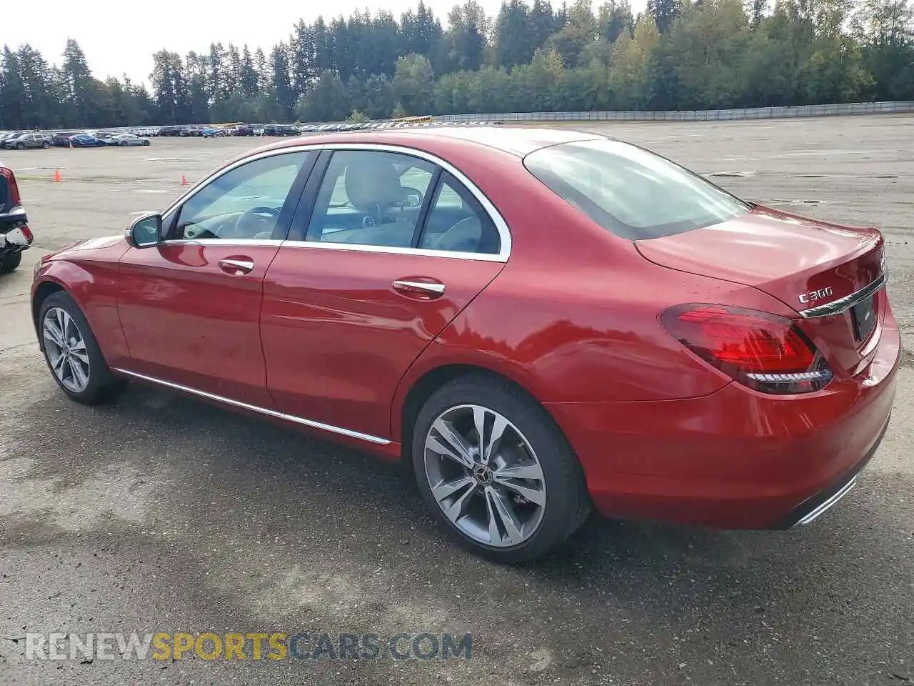 2 Photograph of a damaged car W1KWF8EB3MR620463 MERCEDES-BENZ C-CLASS 2021