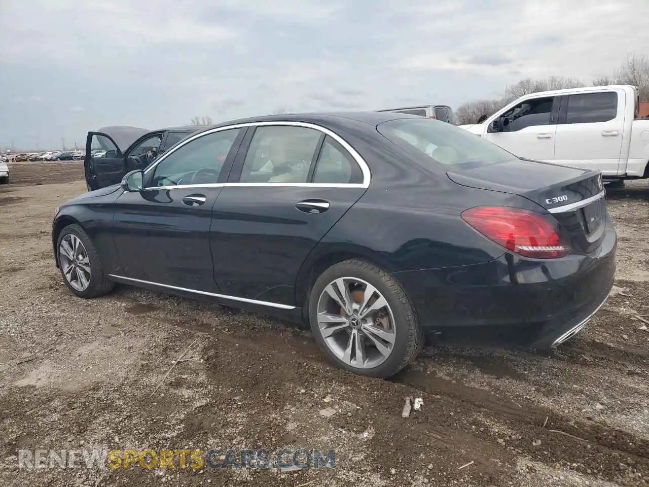2 Photograph of a damaged car W1KWF8EB3MR626439 MERCEDES-BENZ C-CLASS 2021