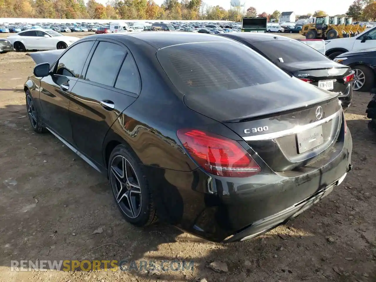 3 Photograph of a damaged car W1KWF8EB4MR645839 MERCEDES-BENZ C-CLASS 2021