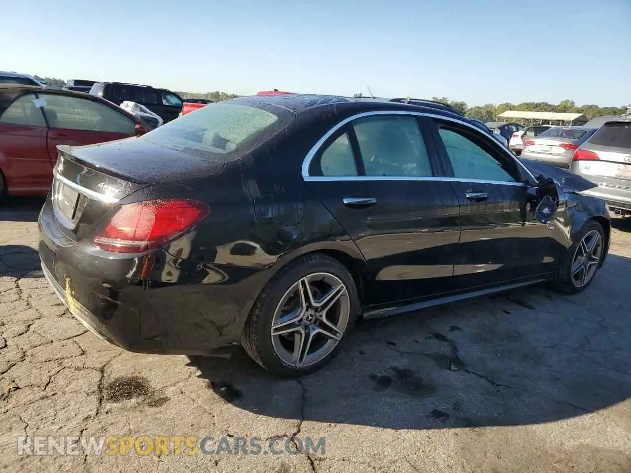 3 Photograph of a damaged car W1KWF8EB4MR648305 MERCEDES-BENZ C-CLASS 2021