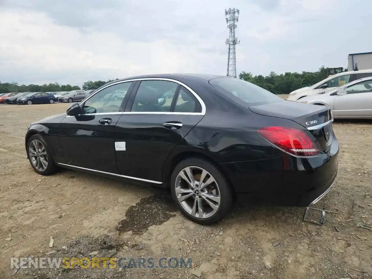 2 Photograph of a damaged car W1KWF8EB4MR649499 MERCEDES-BENZ C-CLASS 2021