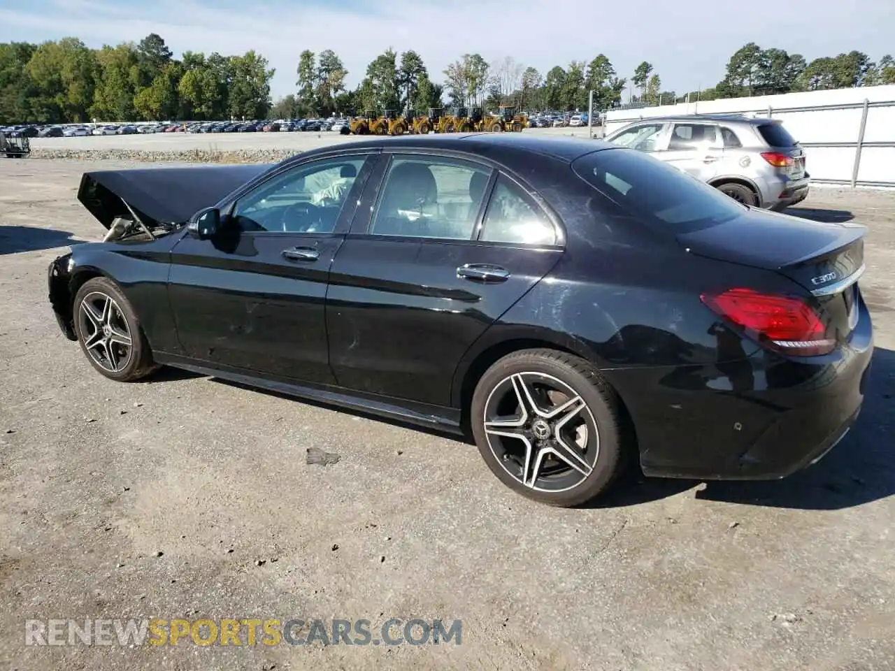 2 Photograph of a damaged car W1KWF8EB5MR638673 MERCEDES-BENZ C-CLASS 2021