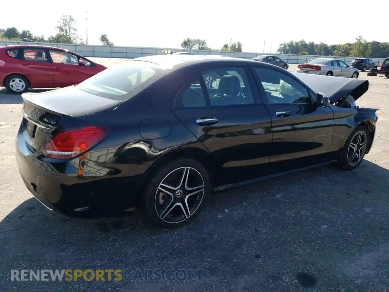 3 Photograph of a damaged car W1KWF8EB5MR638673 MERCEDES-BENZ C-CLASS 2021
