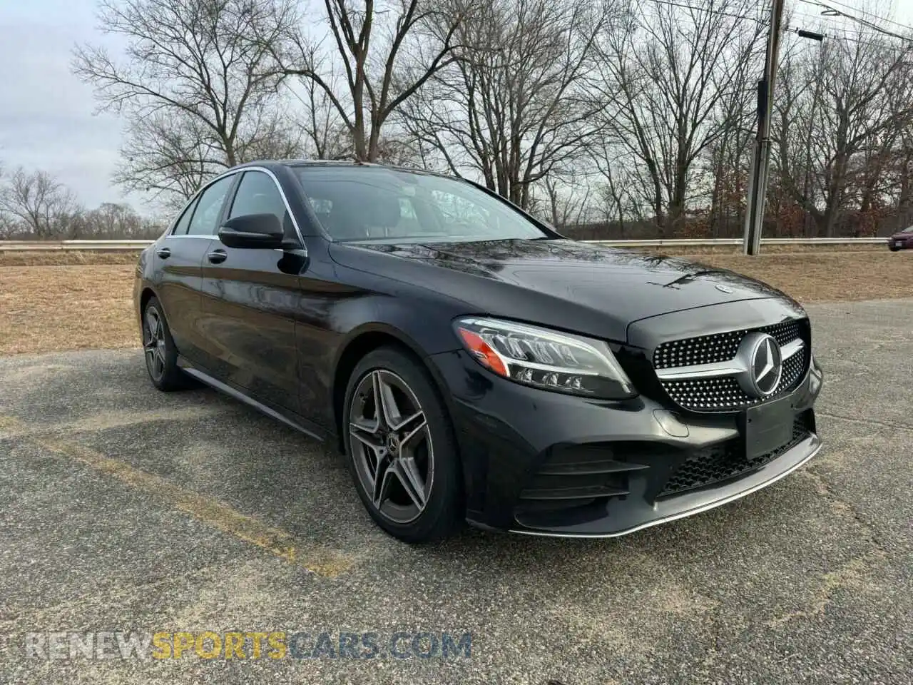 1 Photograph of a damaged car W1KWF8EB5MR642271 MERCEDES-BENZ C-CLASS 2021