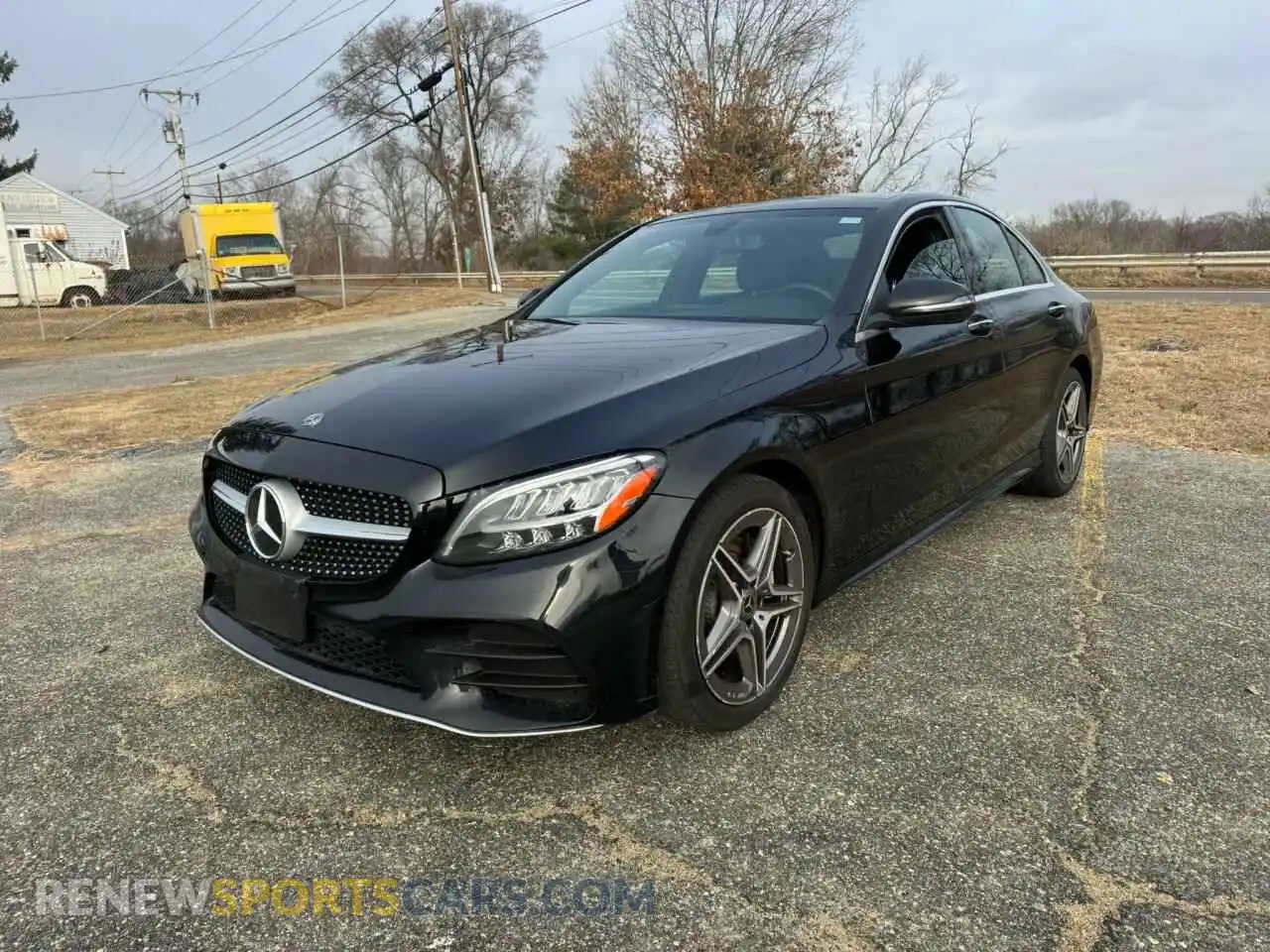2 Photograph of a damaged car W1KWF8EB5MR642271 MERCEDES-BENZ C-CLASS 2021