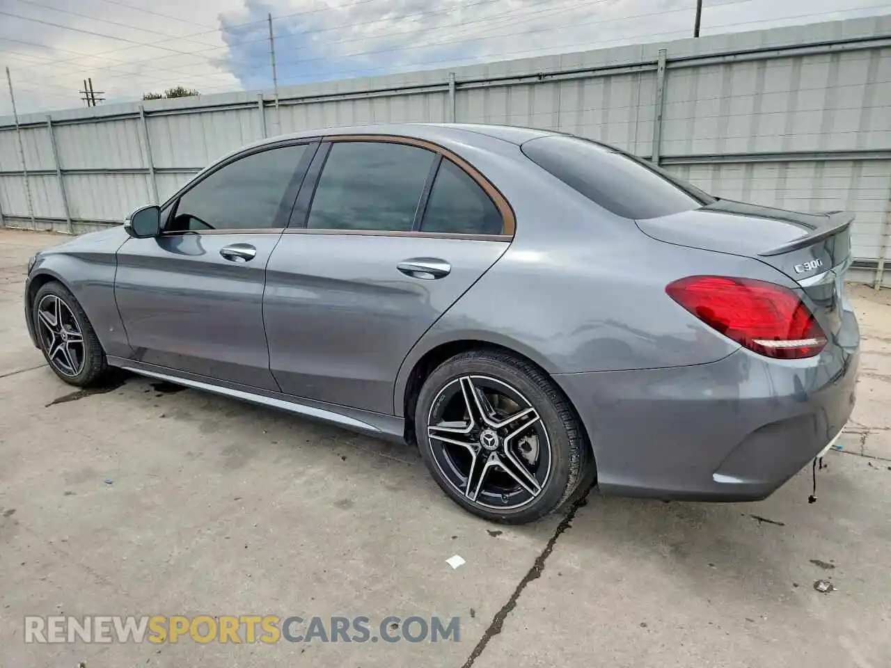 2 Photograph of a damaged car W1KWF8EB6MR617945 MERCEDES-BENZ C-CLASS 2021