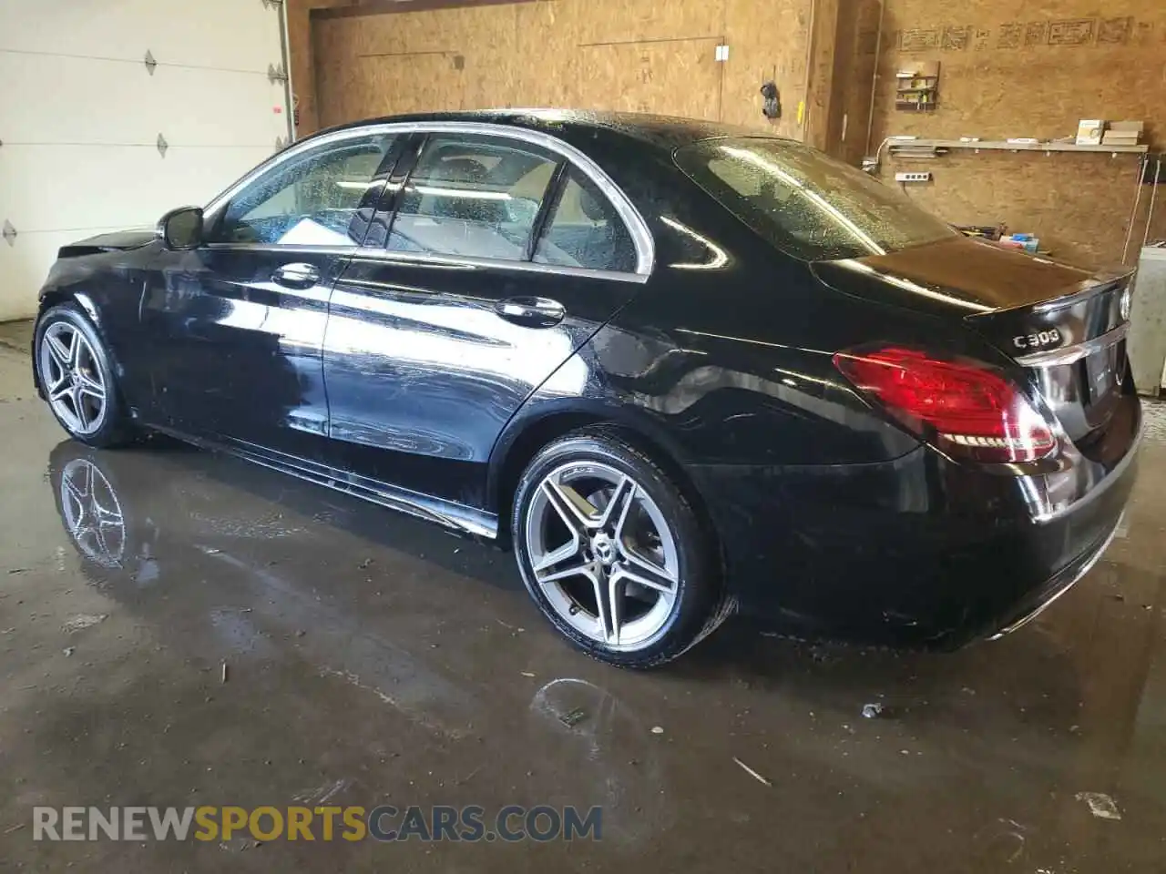 2 Photograph of a damaged car W1KWF8EB6MR643784 MERCEDES-BENZ C-CLASS 2021