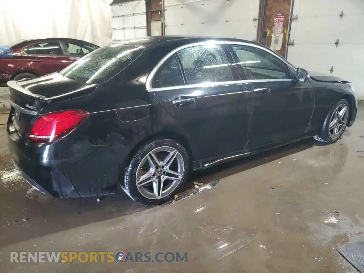 3 Photograph of a damaged car W1KWF8EB6MR643784 MERCEDES-BENZ C-CLASS 2021