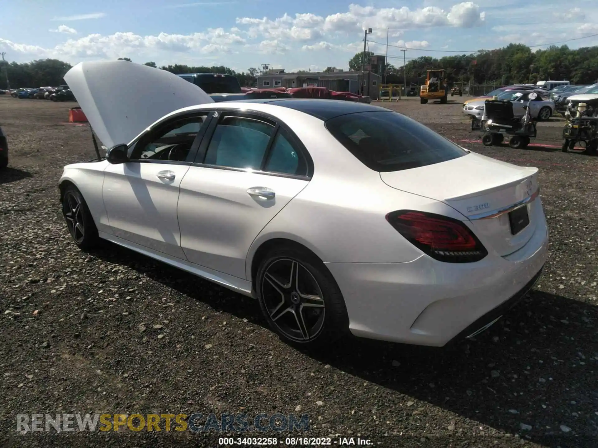 3 Photograph of a damaged car W1KWF8EB7MR623060 MERCEDES-BENZ C-CLASS 2021