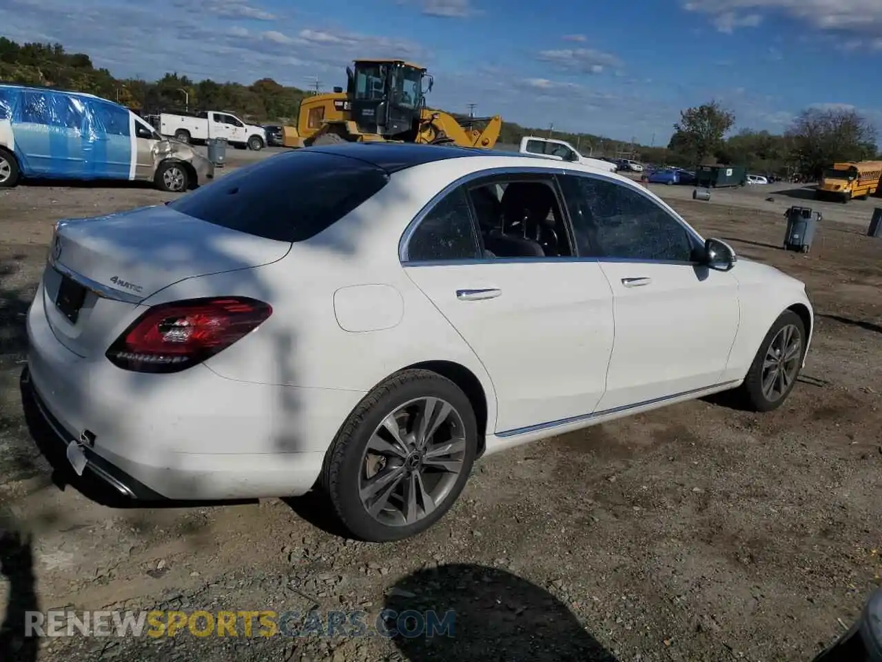 3 Photograph of a damaged car W1KWF8EB7MR625696 MERCEDES-BENZ C-CLASS 2021