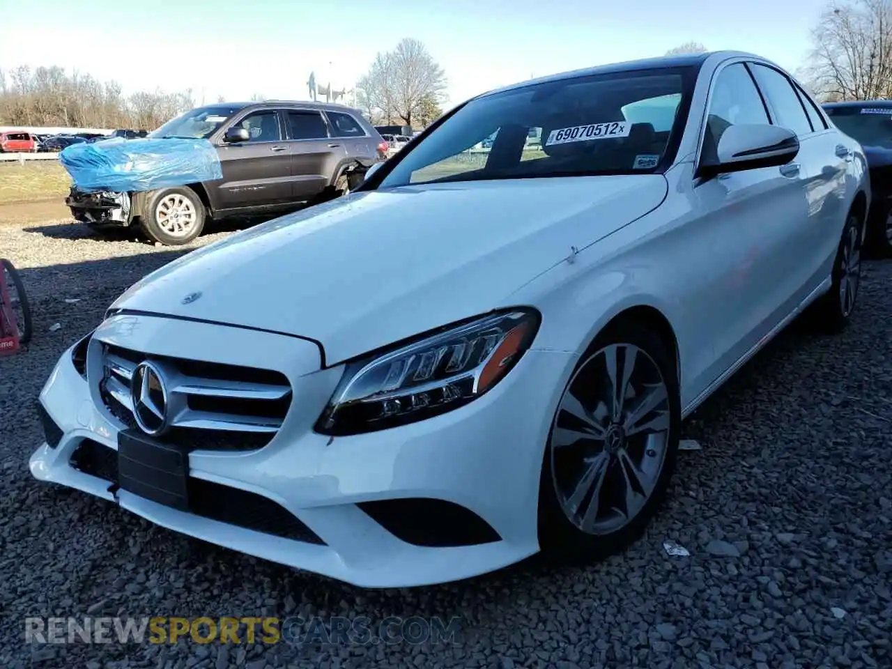 1 Photograph of a damaged car W1KWF8EB7MR634818 MERCEDES-BENZ C-CLASS 2021