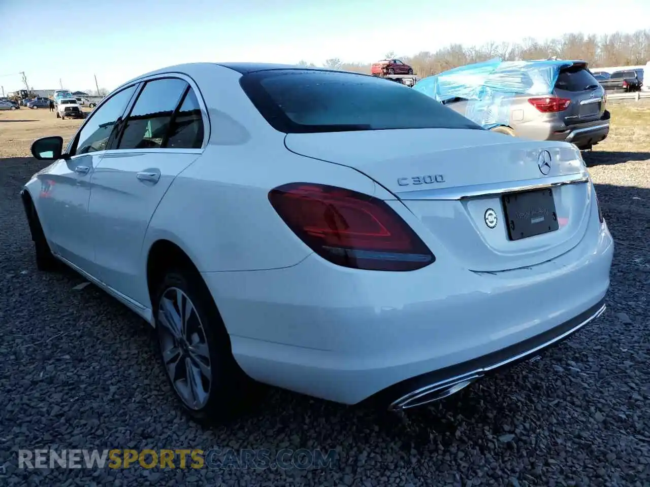 2 Photograph of a damaged car W1KWF8EB7MR634818 MERCEDES-BENZ C-CLASS 2021