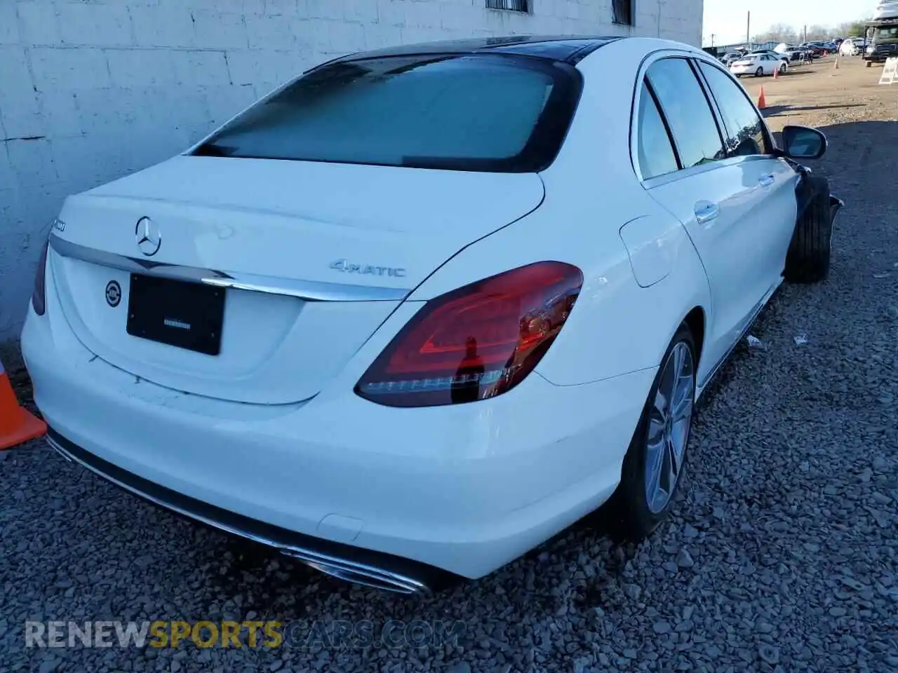3 Photograph of a damaged car W1KWF8EB7MR634818 MERCEDES-BENZ C-CLASS 2021
