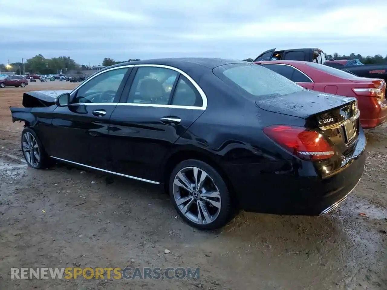 2 Photograph of a damaged car W1KWF8EB7MR642434 MERCEDES-BENZ C-CLASS 2021