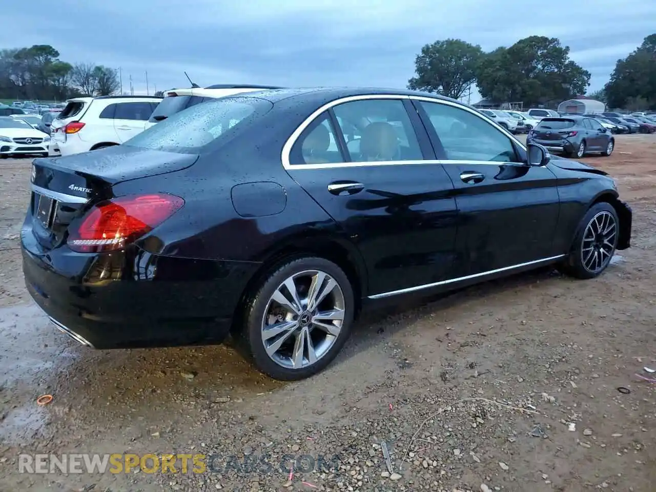 3 Photograph of a damaged car W1KWF8EB7MR642434 MERCEDES-BENZ C-CLASS 2021