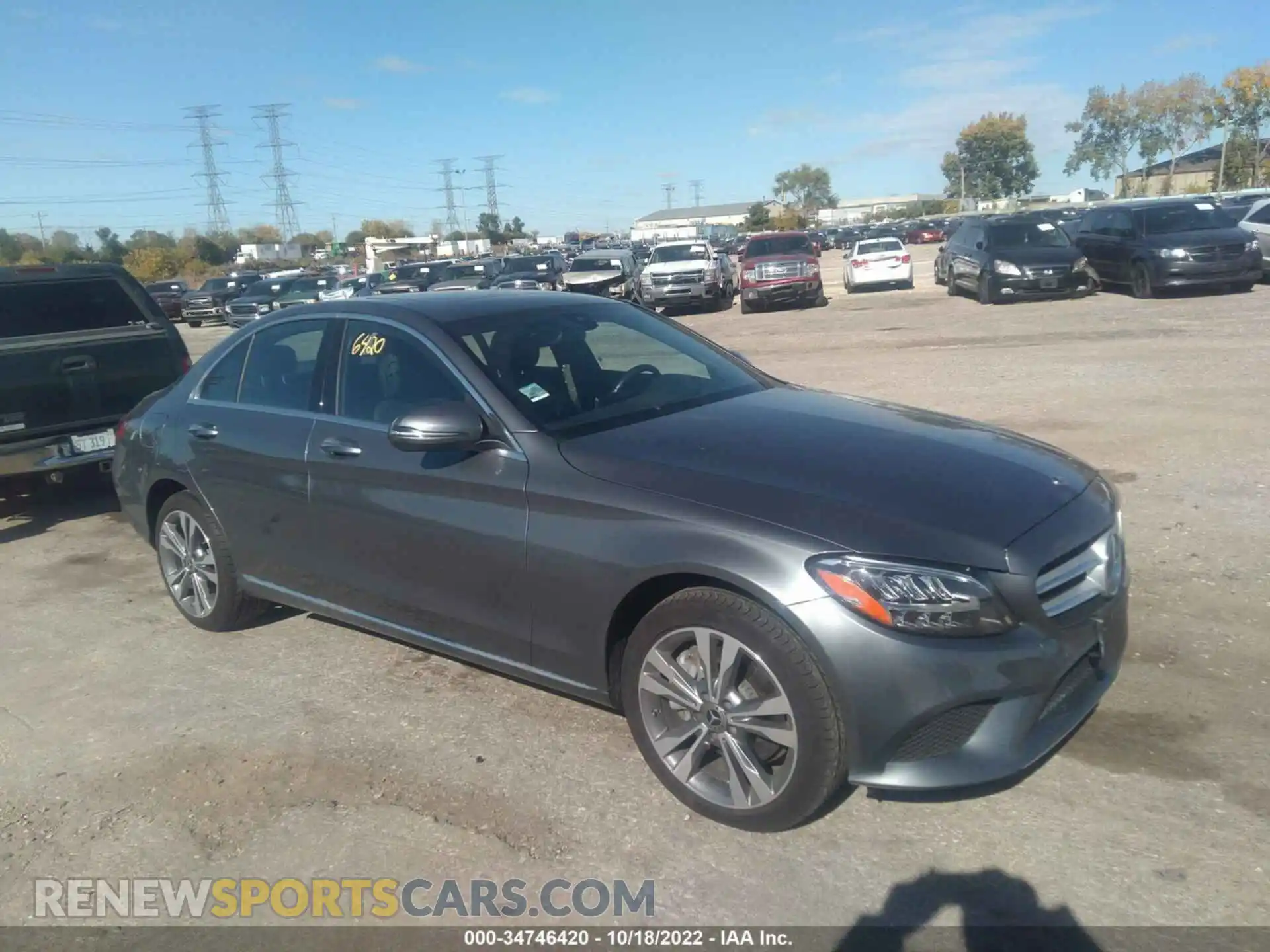 1 Photograph of a damaged car W1KWF8EB7MR644524 MERCEDES-BENZ C-CLASS 2021