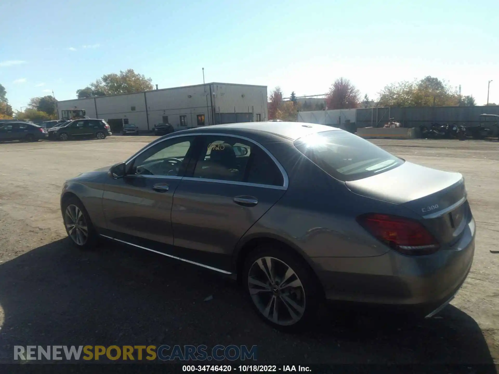 3 Photograph of a damaged car W1KWF8EB7MR644524 MERCEDES-BENZ C-CLASS 2021