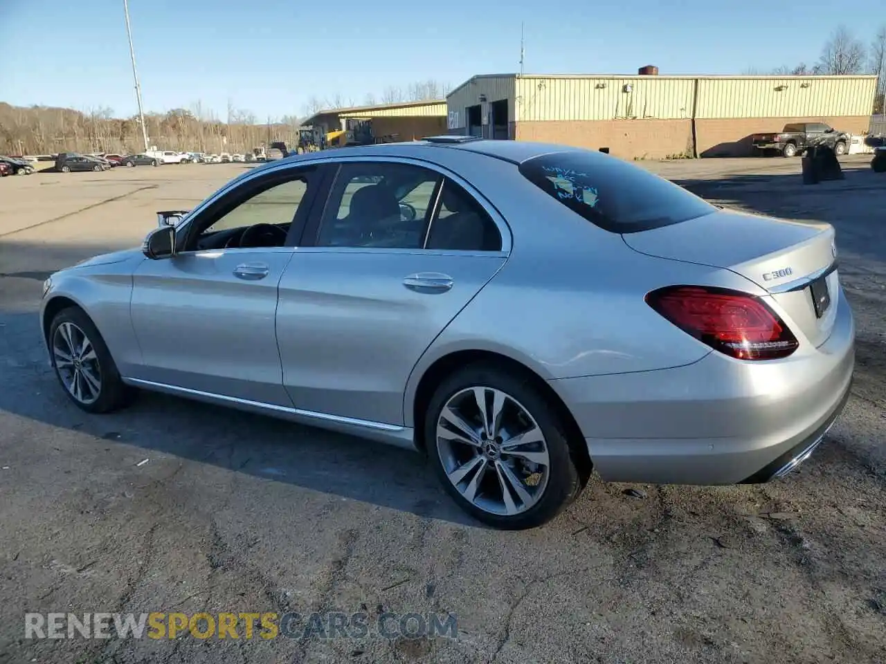 2 Photograph of a damaged car W1KWF8EB8MR611273 MERCEDES-BENZ C-CLASS 2021