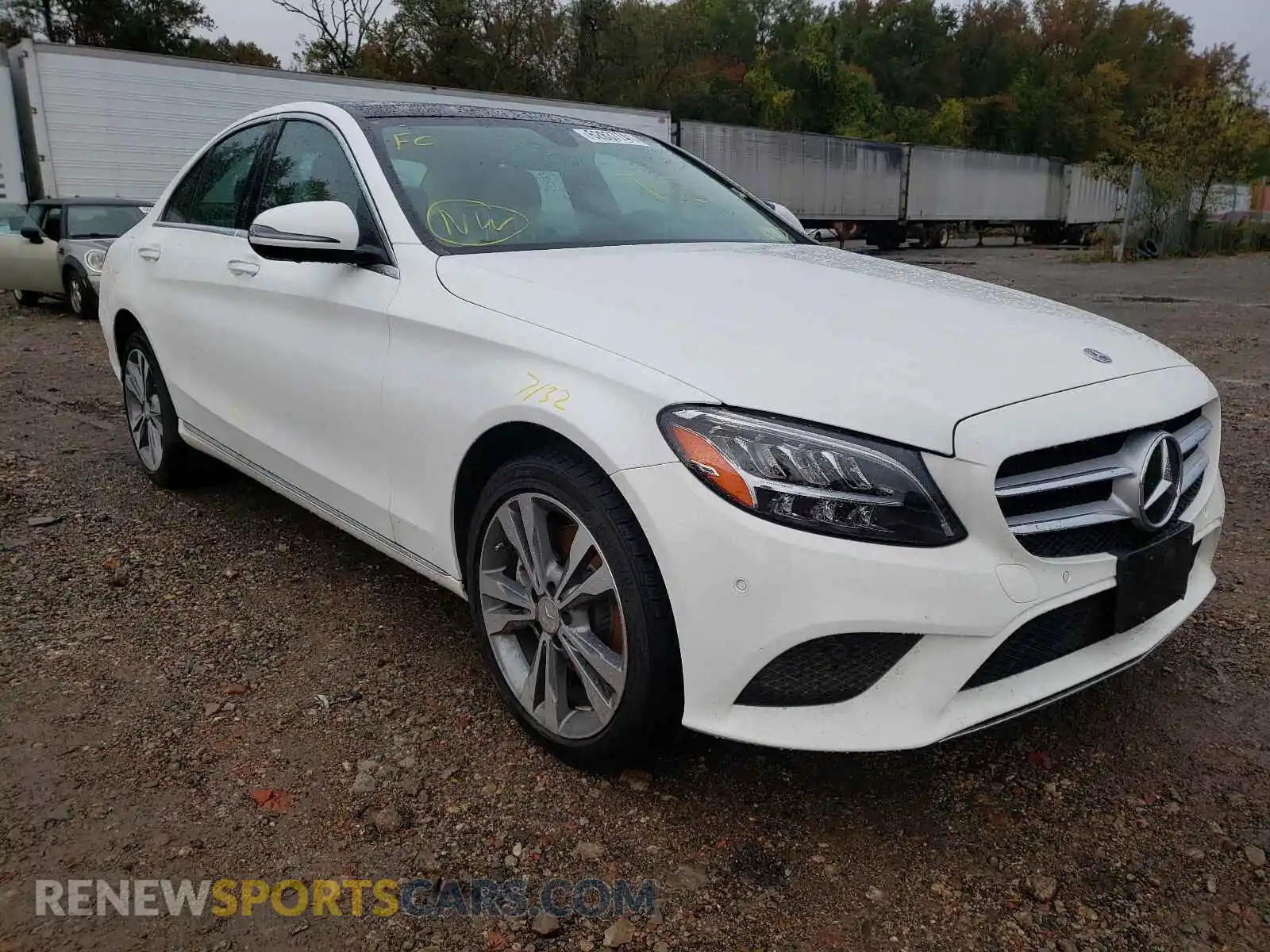 1 fotografías del automóvil dañado W1KWF8EB8MR623746 MERCEDES-BENZ C-CLASS 2021