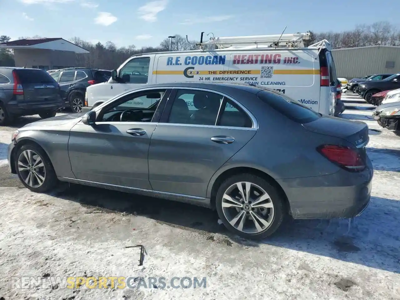 2 Photograph of a damaged car W1KWF8EB8MR646041 MERCEDES-BENZ C-CLASS 2021