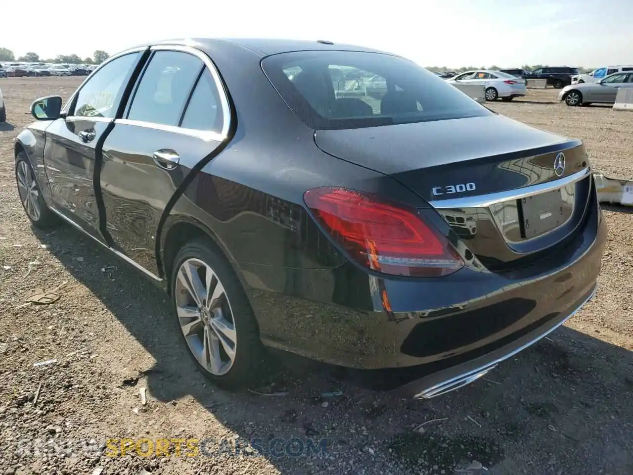 3 Photograph of a damaged car W1KWF8EB8MR646508 MERCEDES-BENZ C-CLASS 2021