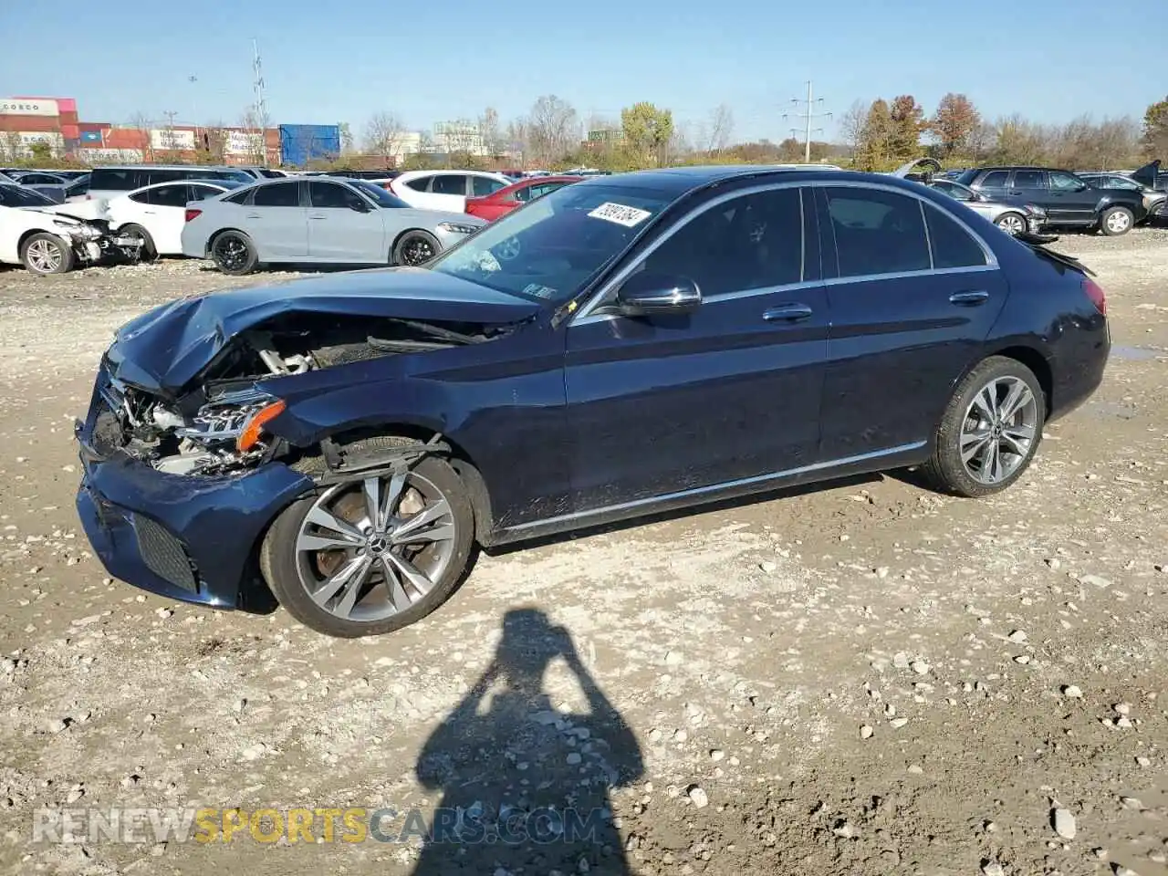 1 Photograph of a damaged car W1KWF8EB9MR641818 MERCEDES-BENZ C-CLASS 2021