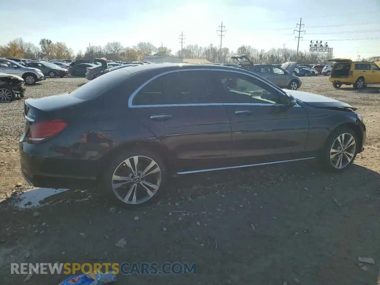 3 Photograph of a damaged car W1KWF8EB9MR641818 MERCEDES-BENZ C-CLASS 2021