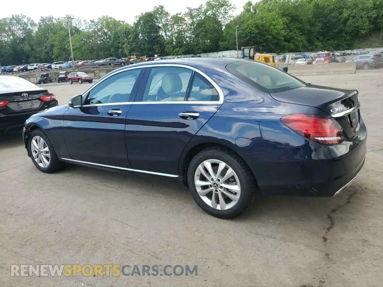 2 Photograph of a damaged car W1KWF8EBXMR610481 MERCEDES-BENZ C-CLASS 2021