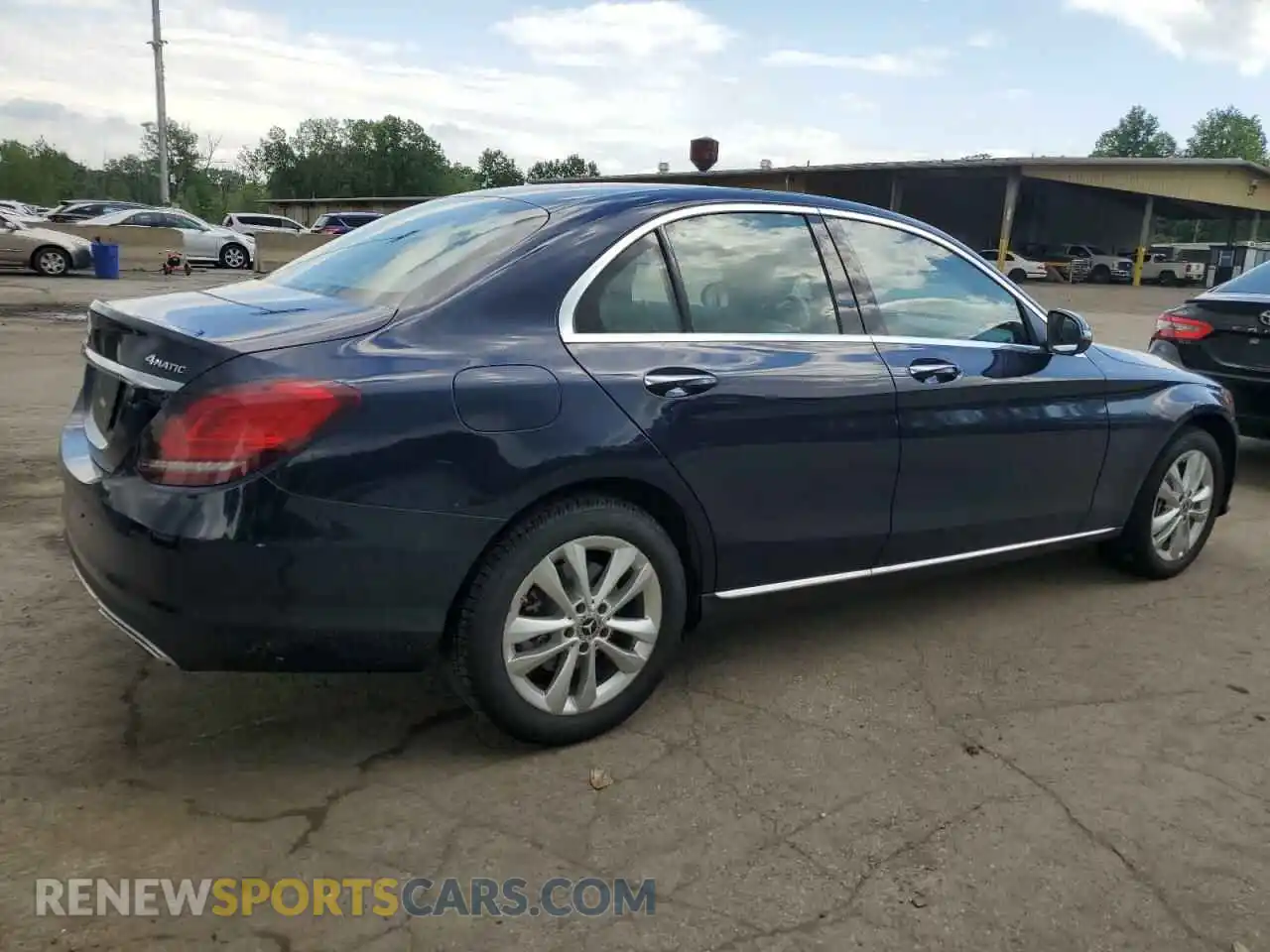3 Photograph of a damaged car W1KWF8EBXMR610481 MERCEDES-BENZ C-CLASS 2021