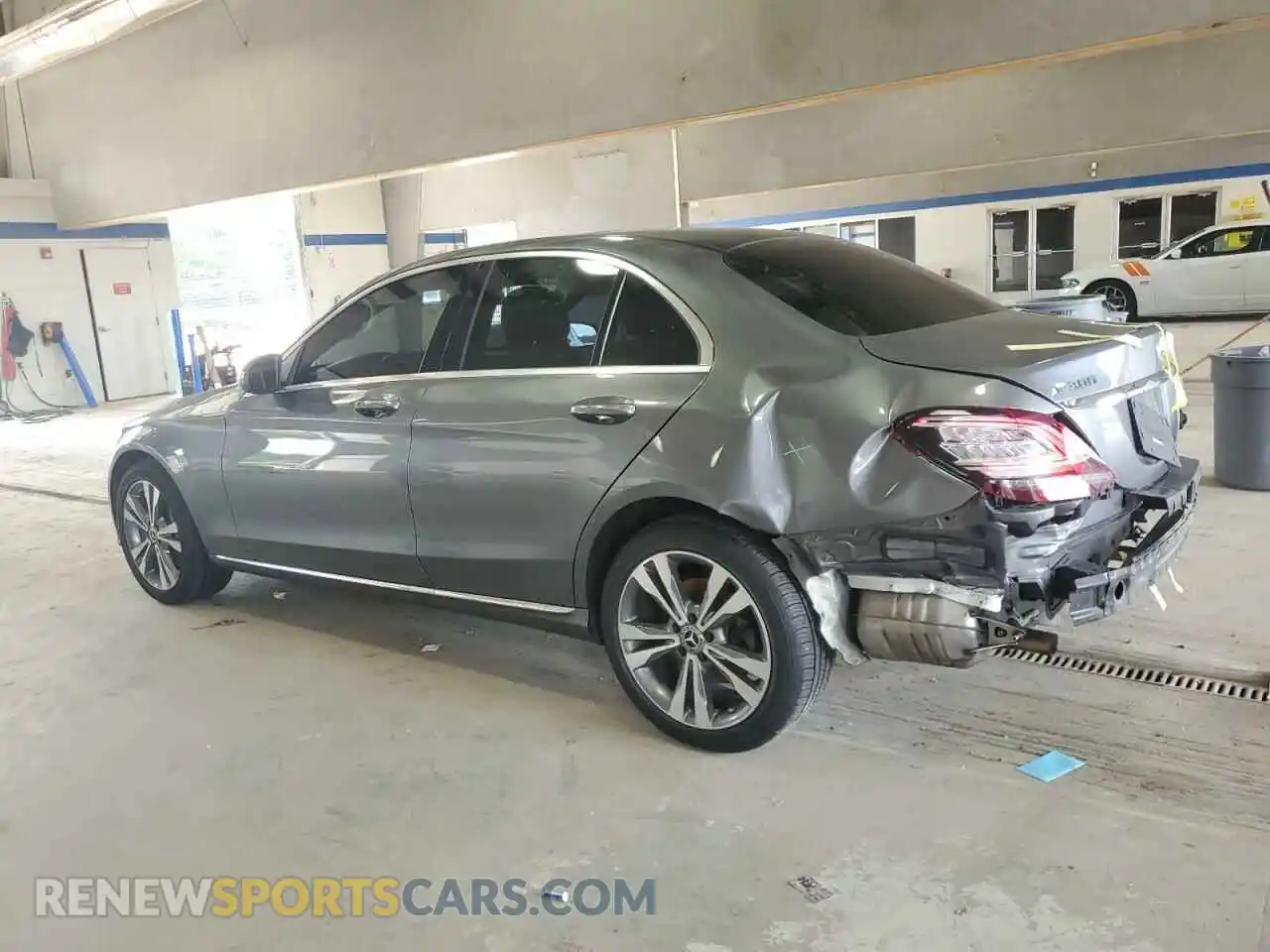 2 Photograph of a damaged car W1KWF8EBXMR637289 MERCEDES-BENZ C-CLASS 2021