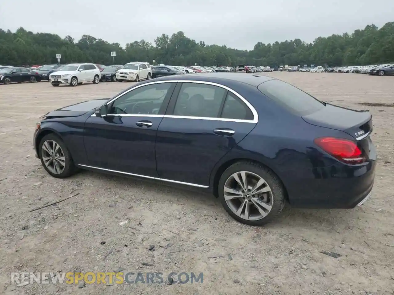 2 Photograph of a damaged car W1KWF8EBXMR653511 MERCEDES-BENZ C-CLASS 2021