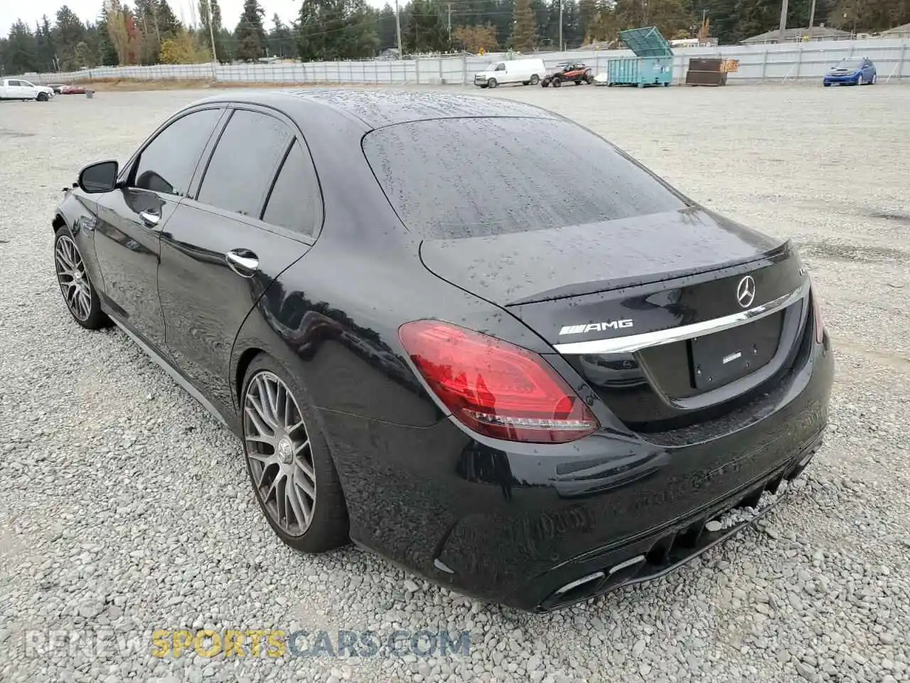 3 Photograph of a damaged car W1KWF8HB2MR643535 MERCEDES-BENZ C-CLASS 2021