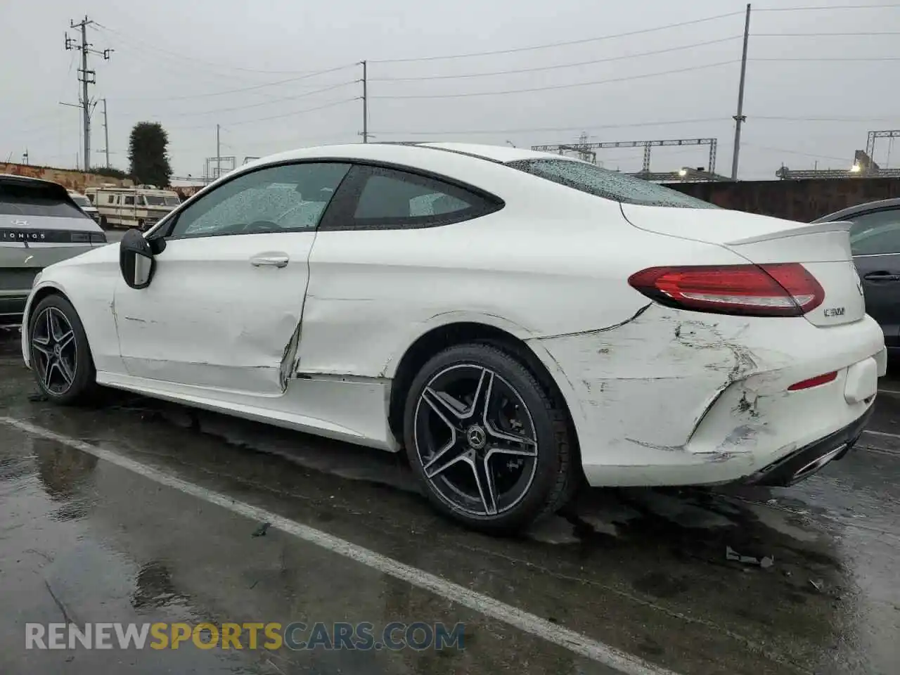 2 Photograph of a damaged car W1KWJ8DB8MG102764 MERCEDES-BENZ C-CLASS 2021