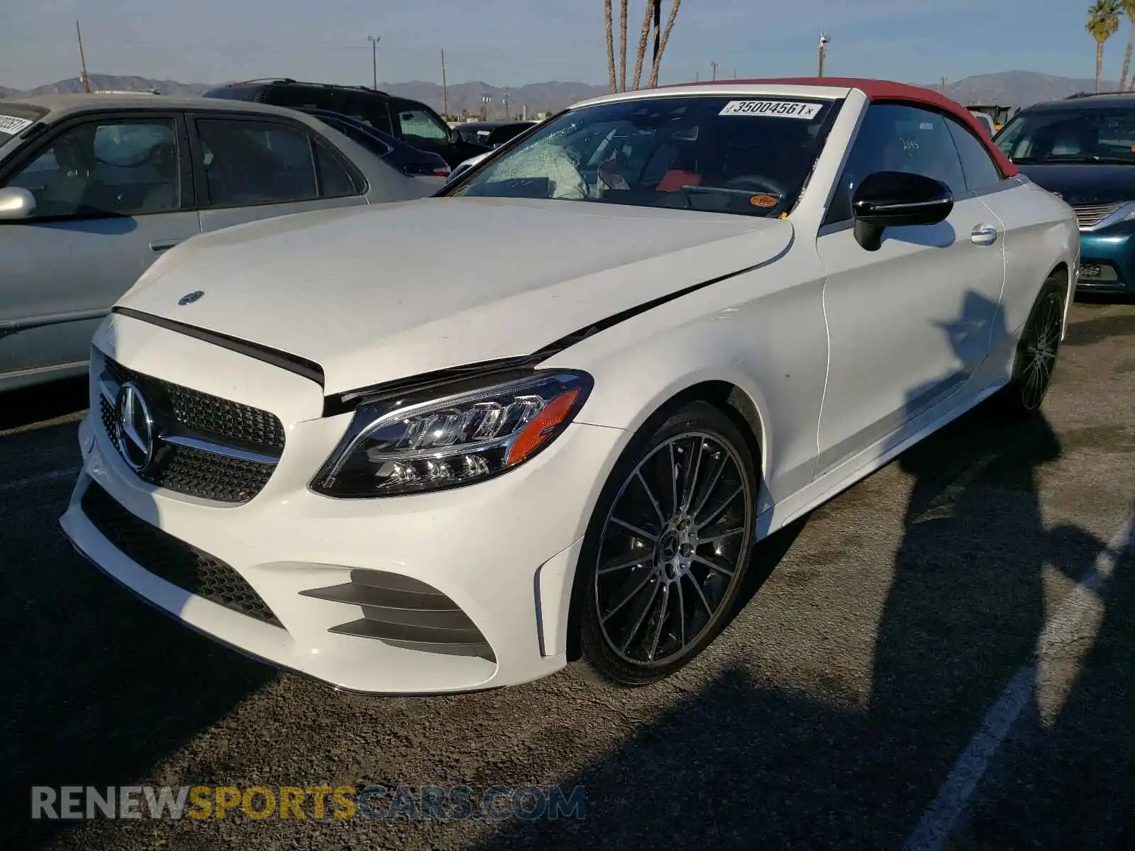 2 Photograph of a damaged car W1KWK8DB1MG058071 MERCEDES-BENZ C CLASS 2021