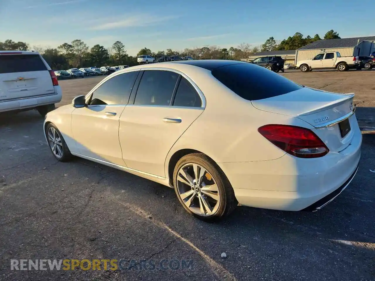 2 Photograph of a damaged car WDDWF4JB6JR317929 MERCEDES-BENZ C-CLASS 2021