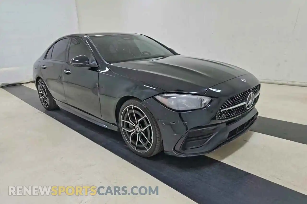 2 Фотография поврежденного автомобиля W1KAF4GB2PR144842 MERCEDES-BENZ C-CLASS 2023