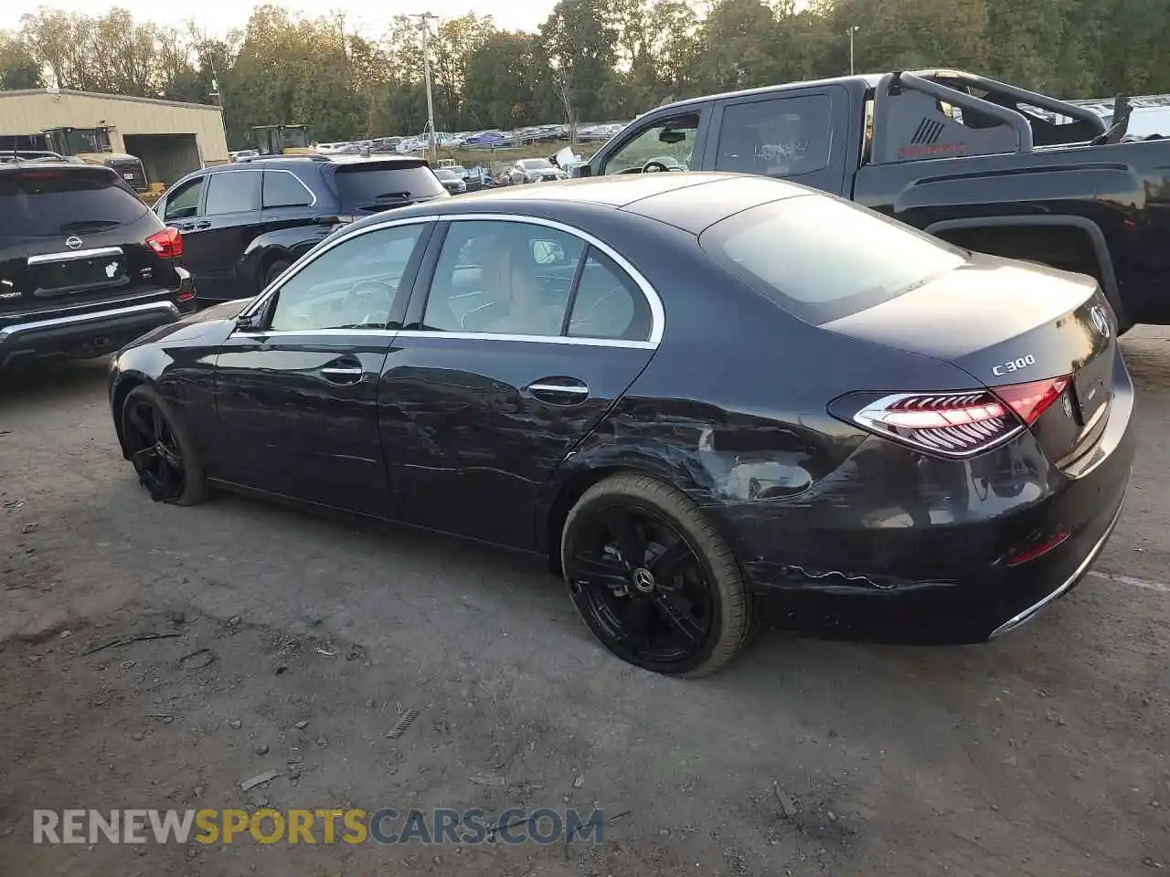 2 Photograph of a damaged car W1KAF4HB0PR149651 MERCEDES-BENZ C-CLASS 2023