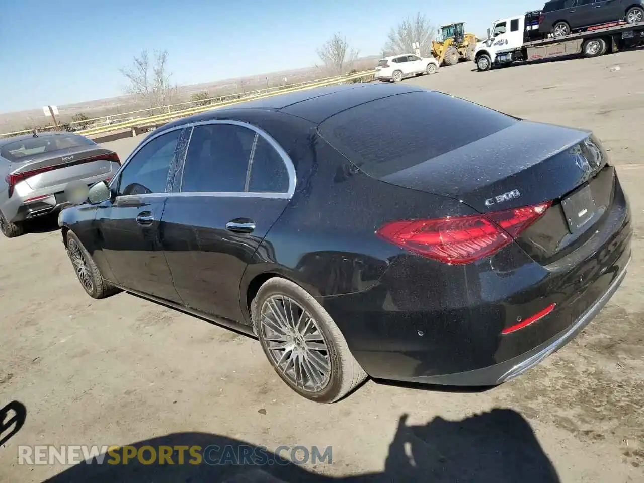 2 Photograph of a damaged car W1KAF4HB0PR153442 MERCEDES-BENZ C-CLASS 2023