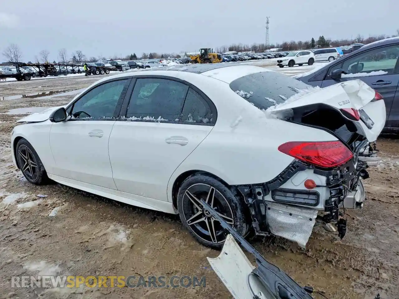 2 Фотография поврежденного автомобиля W1KAF4HB1PR094014 MERCEDES-BENZ C-CLASS 2023
