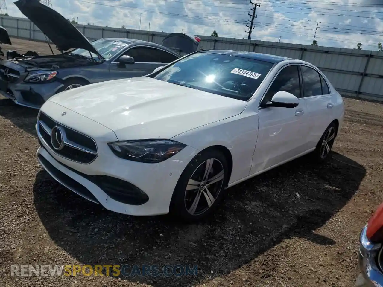 1 Photograph of a damaged car W1KAF4HB2PR091509 MERCEDES-BENZ C-CLASS 2023