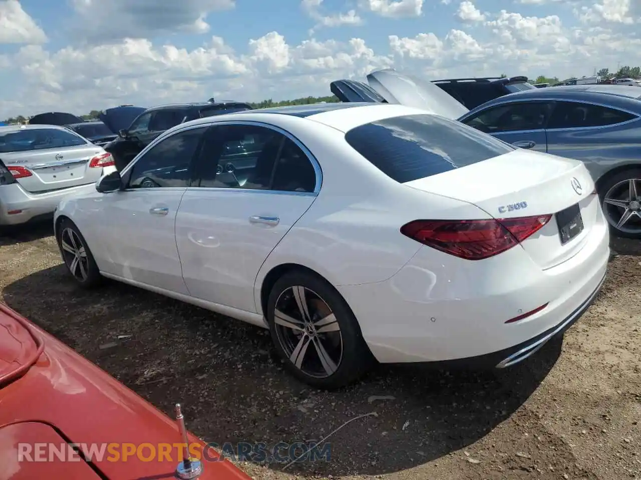 2 Photograph of a damaged car W1KAF4HB2PR091509 MERCEDES-BENZ C-CLASS 2023