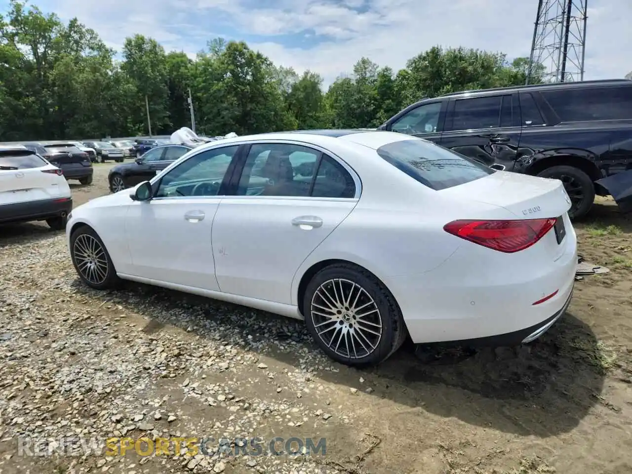 2 Photograph of a damaged car W1KAF4HB2PR121348 MERCEDES-BENZ C-CLASS 2023