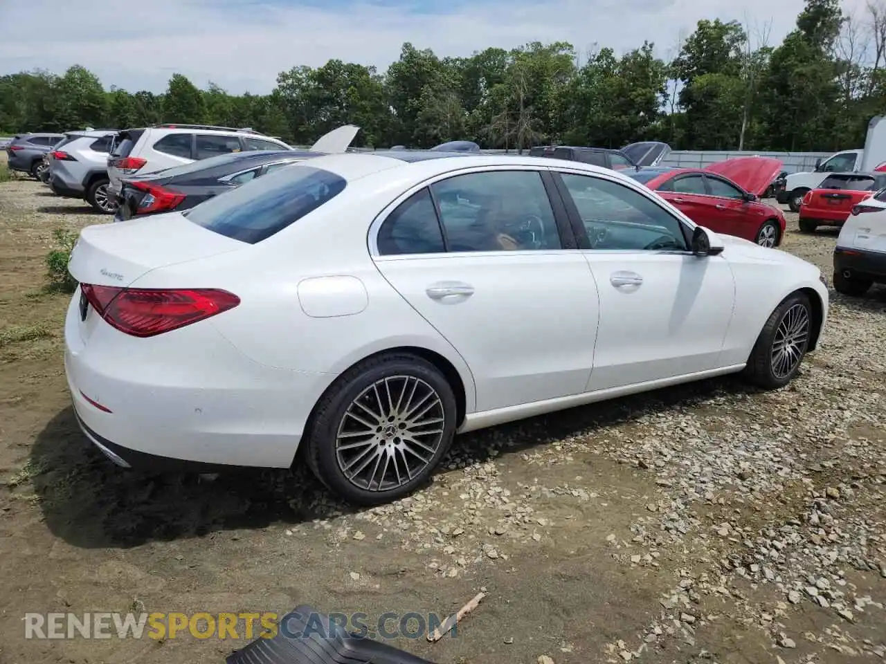 3 Photograph of a damaged car W1KAF4HB2PR121348 MERCEDES-BENZ C-CLASS 2023