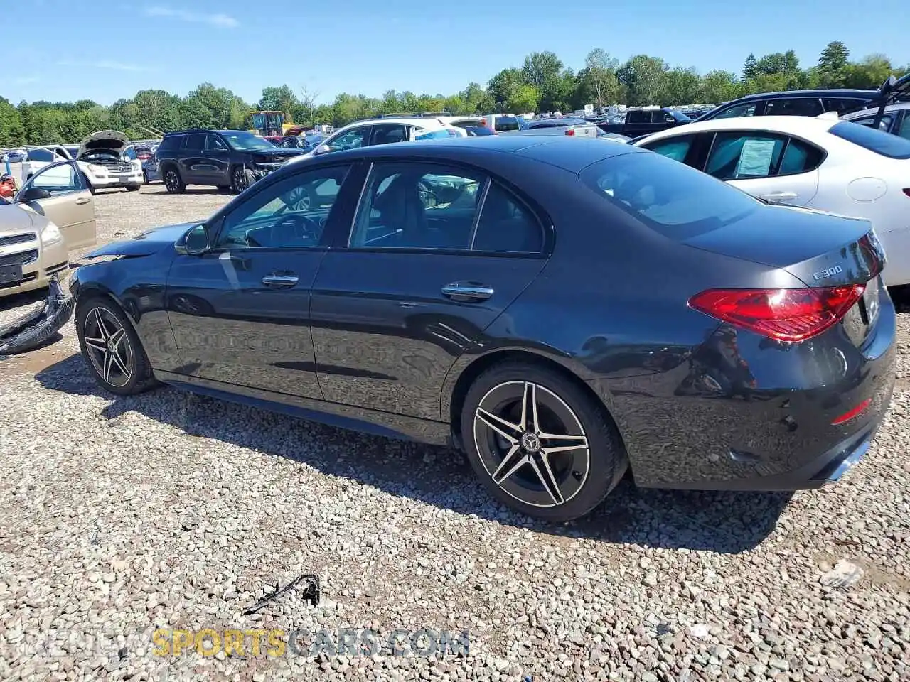 2 Photograph of a damaged car W1KAF4HB2PR140773 MERCEDES-BENZ C-CLASS 2023