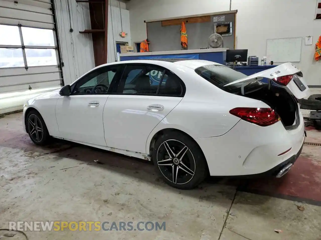2 Photograph of a damaged car W1KAF4HB2PR144807 MERCEDES-BENZ C-CLASS 2023