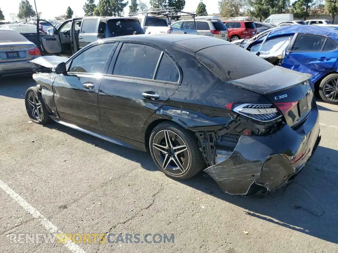 2 Photograph of a damaged car W1KAF4HB2PR146640 MERCEDES-BENZ C-CLASS 2023