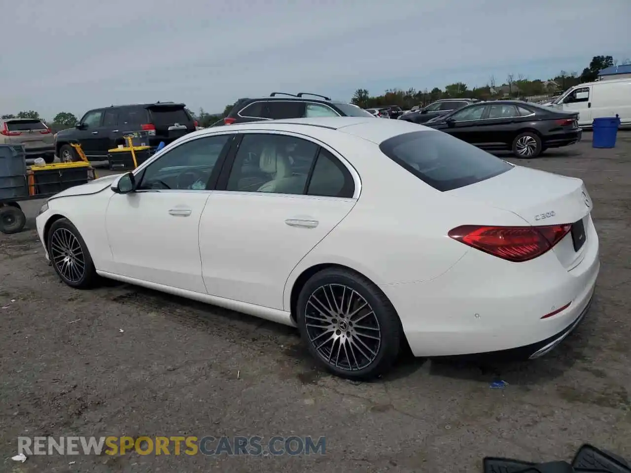 2 Photograph of a damaged car W1KAF4HB3PR136604 MERCEDES-BENZ C-CLASS 2023