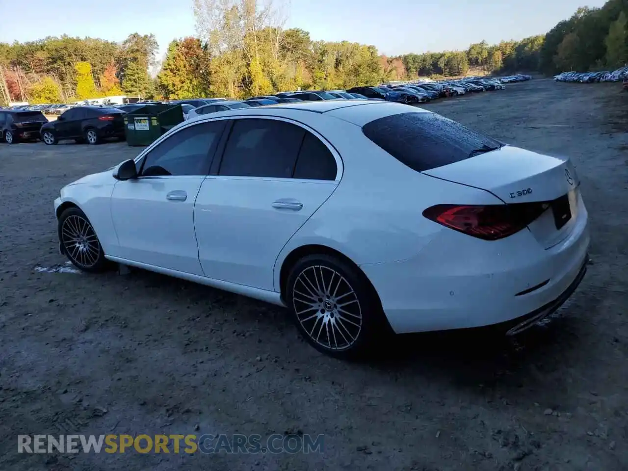 2 fotografías del automóvil dañado W1KAF4HB3PR138899 MERCEDES-BENZ C-CLASS 2023