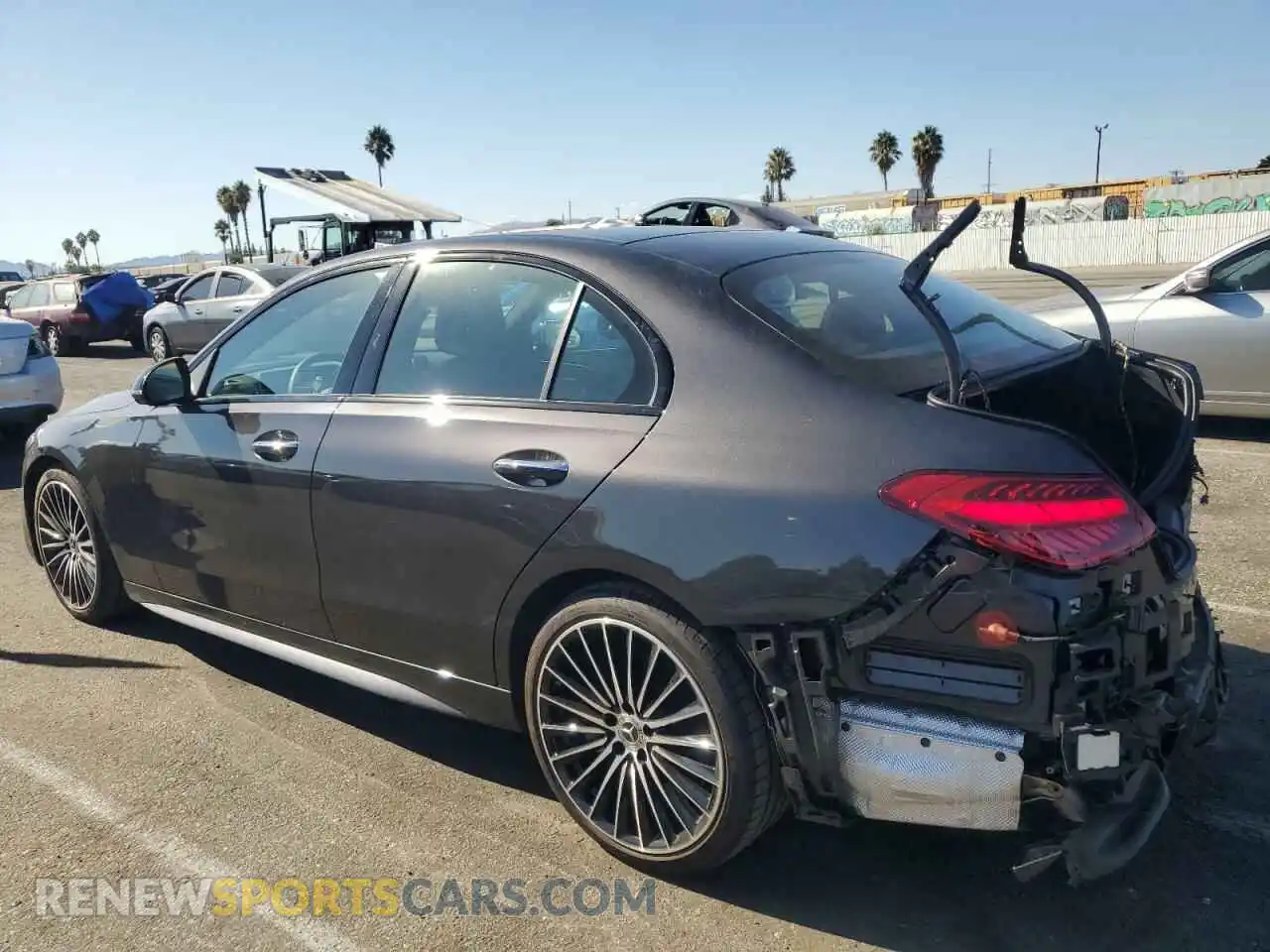 2 Photograph of a damaged car W1KAF4HB4PR095951 MERCEDES-BENZ C-CLASS 2023